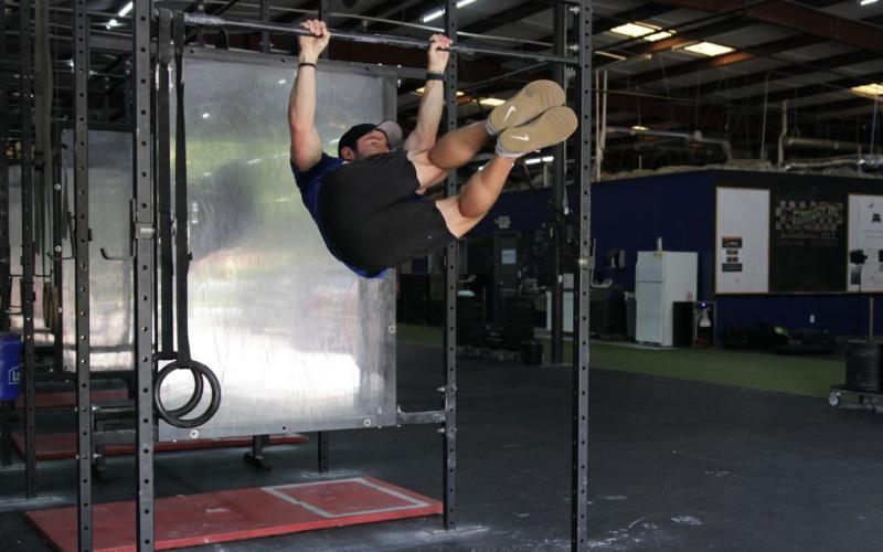 زیرشکم بارفیکس پا چرخشی